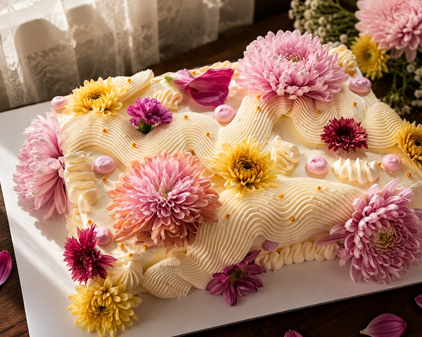 A handmade bakery dessert